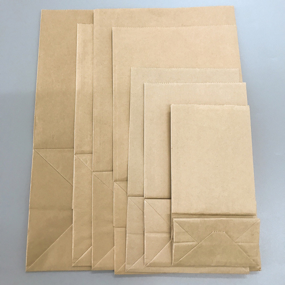 Snacks Food In Us - 100Pcs Kraft Paper Food Grade Open