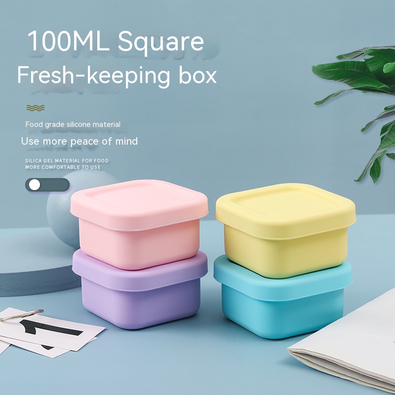 Sealed Silicone Lunch Box for  - Food Snacks For Kids ulasan dan harga