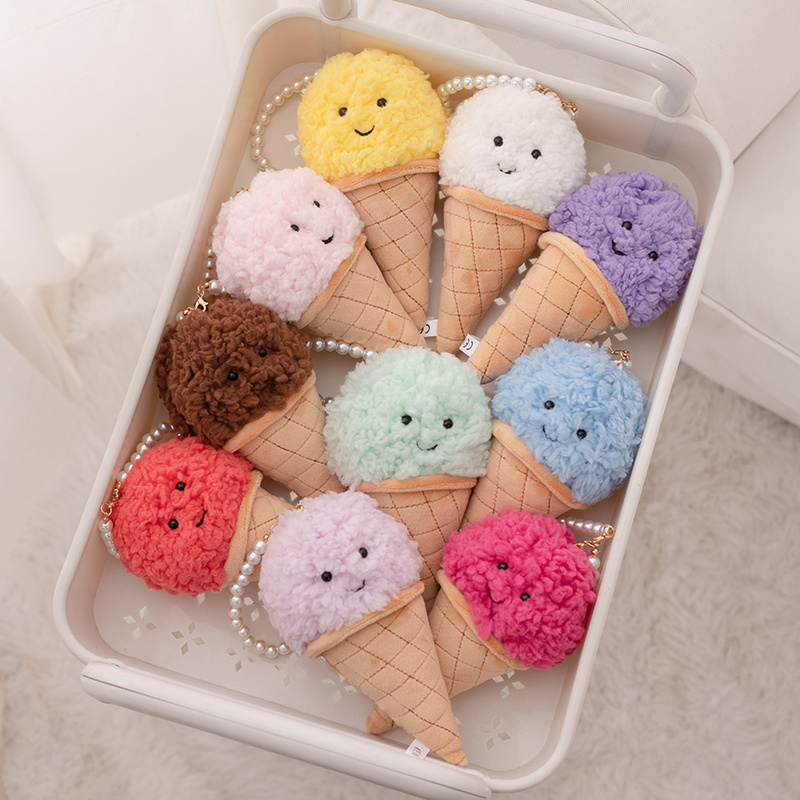 Cute Cartoon Ice cream Plush T - Food Snacks For Kids ulasan dan harga