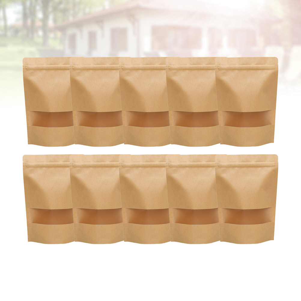 50Pcs Food Storage Kraft Paper - Snacks Food In Us ulasan dan harga