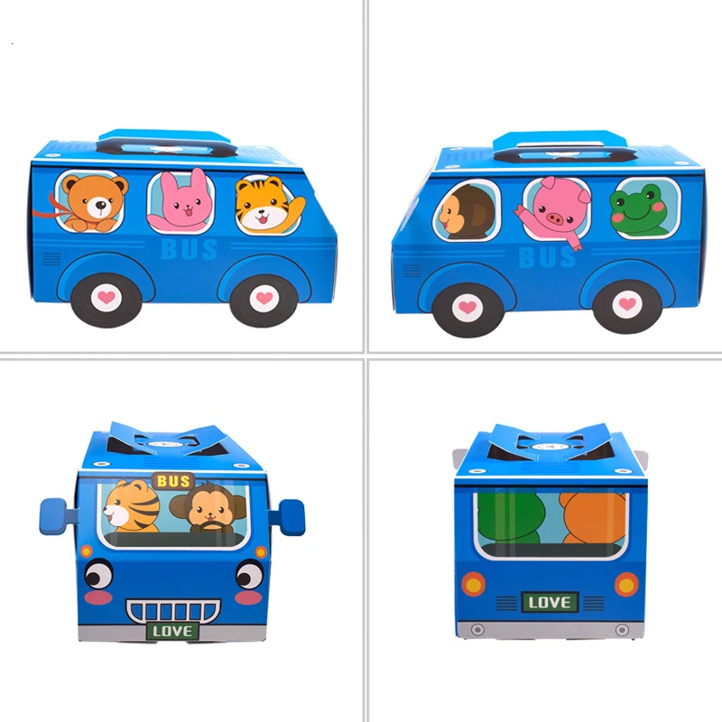 6PCS Gift Box Packaging Handle - Food Snacks For Kids ulasan dan harga