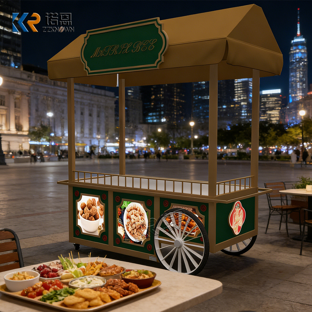 Elegant Portable Food Cart Mod - Food City Snacks ulasan dan harga