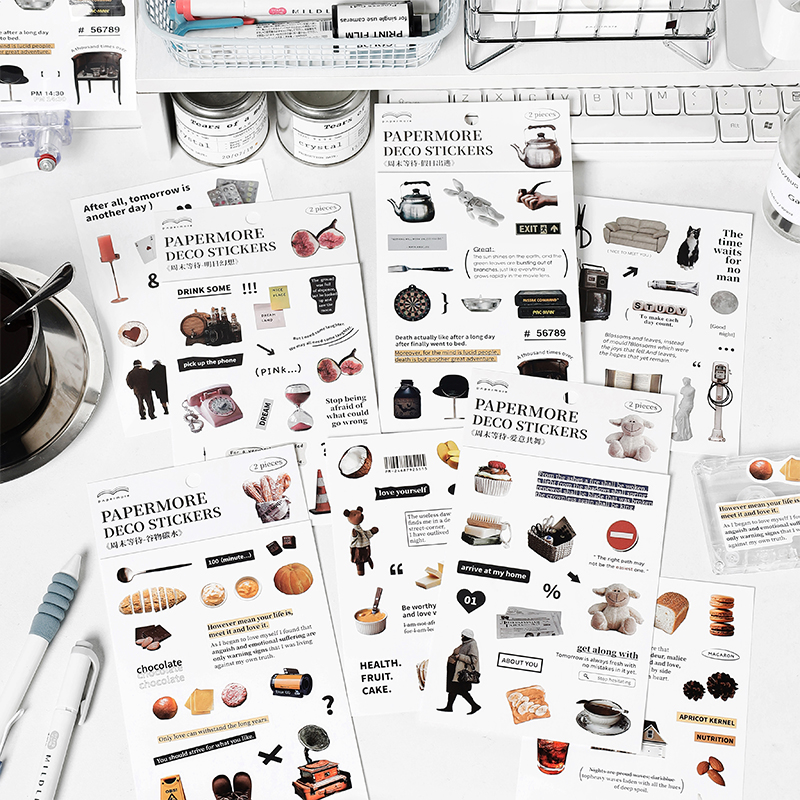 Aesthetic Snack Food Stickers  - Food City Snacks ulasan dan harga