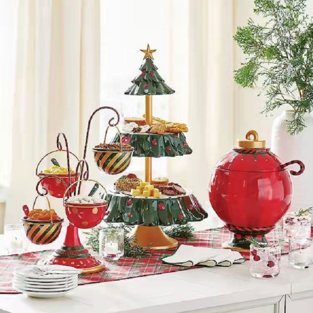 Christmas Tree Dessert Plate N - Food City Snacks ulasan dan harga