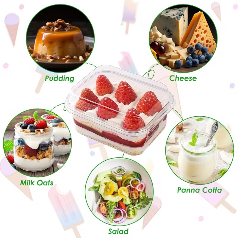 10/20PCS Disposable Square Bag - Food Snacks Packaging ulasan dan harga