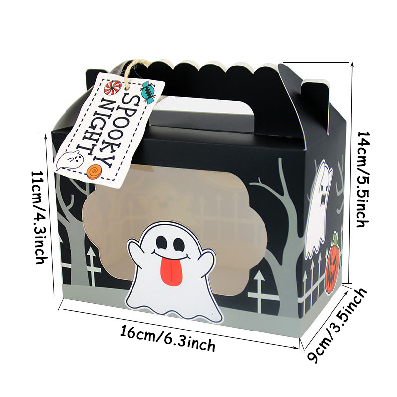 3/6pcs Ghost Pumpkin Cat Candy - Food Snacks For Kids ulasan dan harga