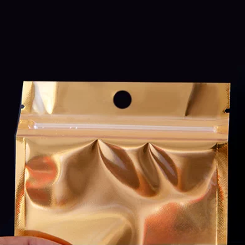 Customizable LOGO Gold Aluminu - Food Snacks Logos ulasan dan harga