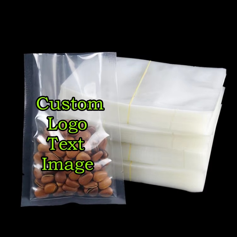 100PCS Open Top Clear Vacuum P - Food Snacks Logos ulasan dan harga