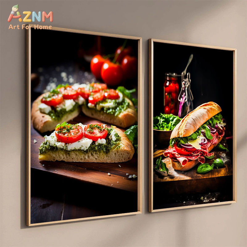 AZNM Gourmet Food Canvas Poste - Food Snacks Restaurant ulasan dan harga