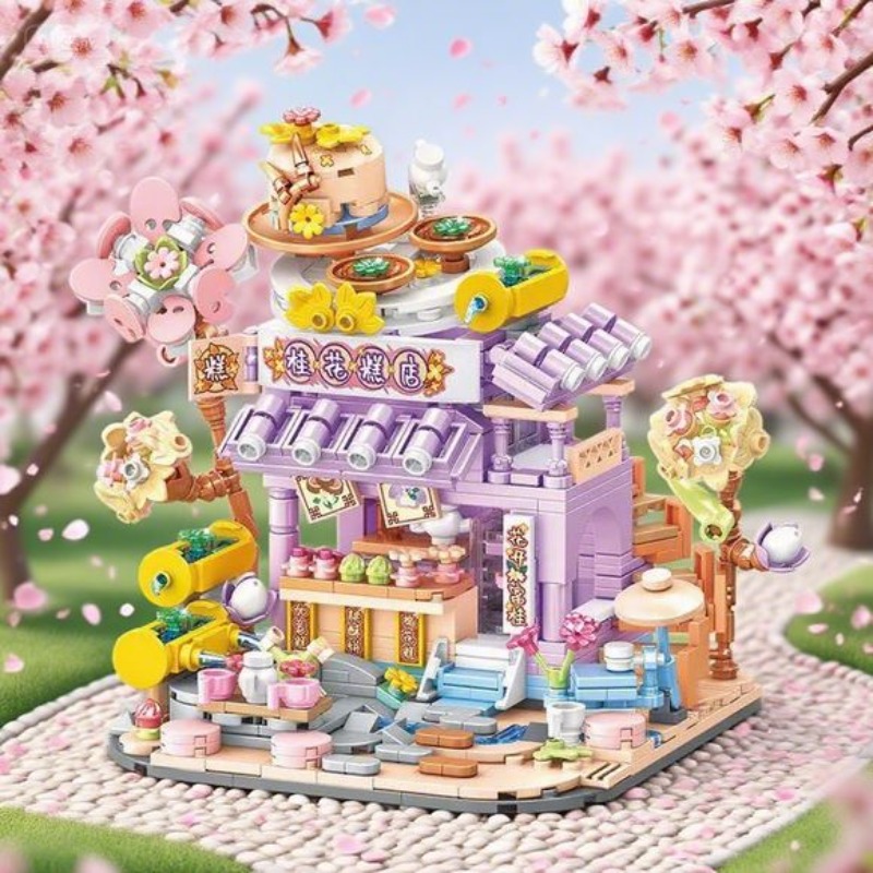 New Food Shops Building Blocks - Food City Snacks ulasan dan harga