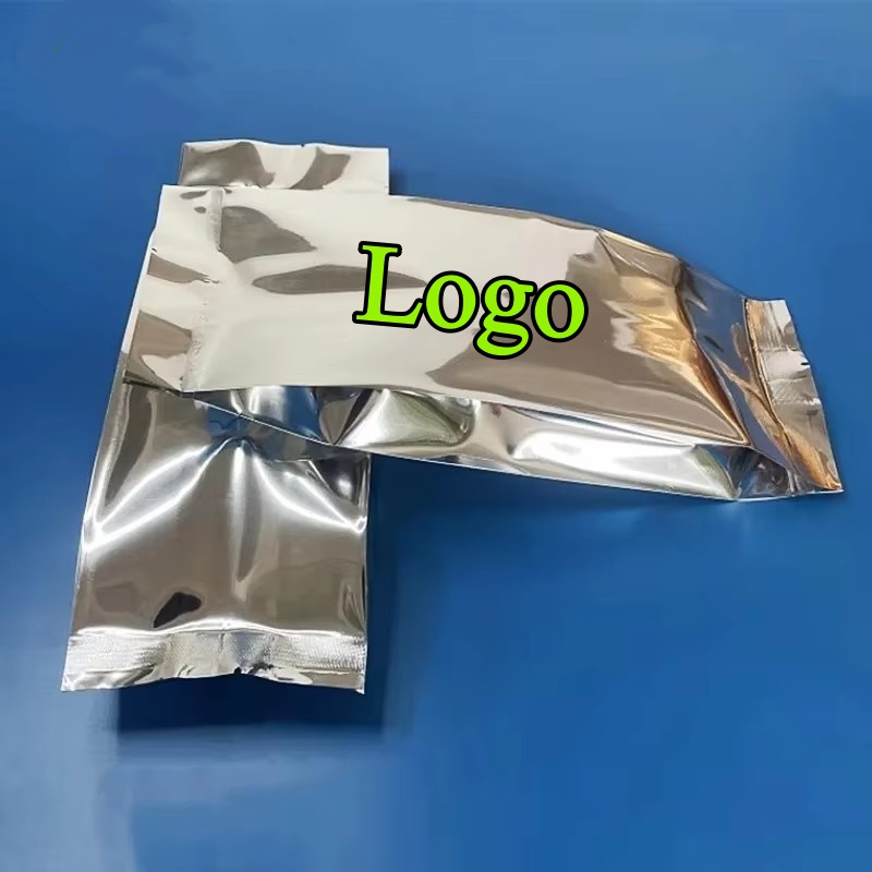 100PCS Side Gussets Glossy Sil - Food Snacks Logos ulasan dan harga