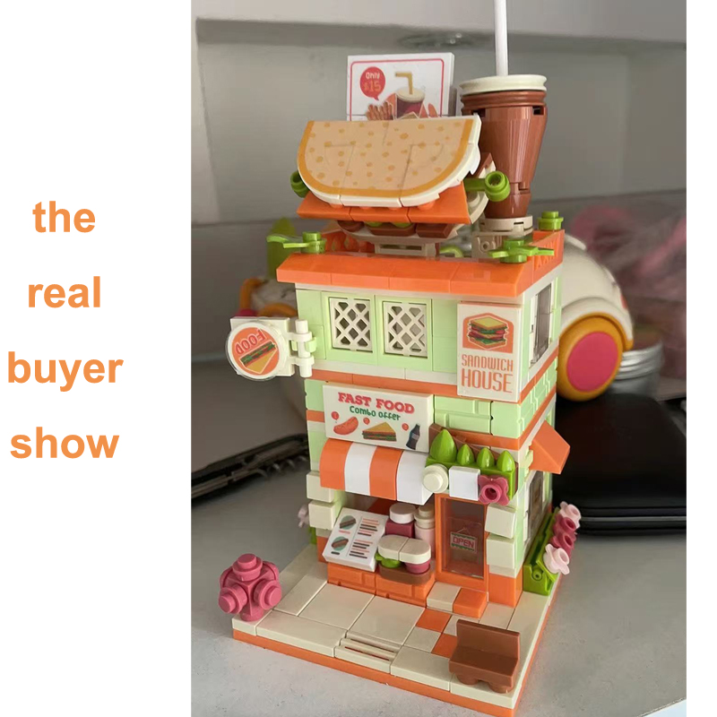 Creative Snack Bar Bricks Mode - Food City Snacks ulasan dan harga